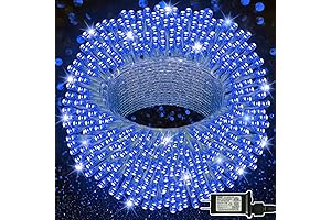 LJLNION Christmas Lights Outdoor Indoor, 98.5FT LED String Lights