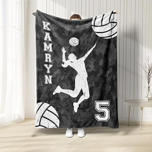 Manta de forro polar Sherpa con patrón de camuflaje negro personalizado, número de nombre personalizado, manta de forro polar Sherpa de alta