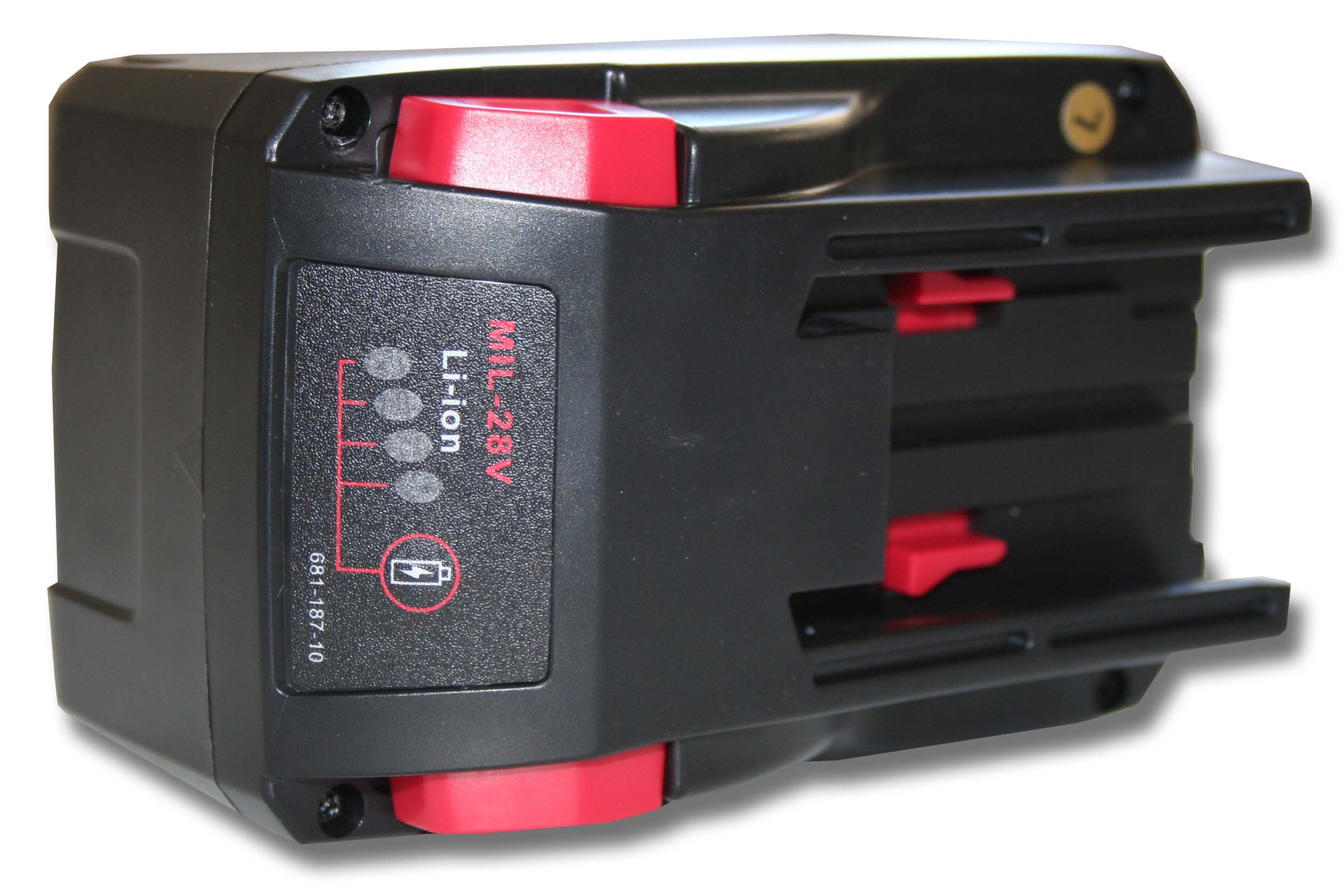 vhbw Batería Recargable reemplaza Würth 0700956730, 28 V batería para Herramientas eléctricas (3000 mAh Li-Ion 28 V) | Batería de 28 V para herramientas eléctricas (3000 mAh, ion de litio, 28 V)
