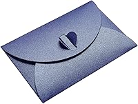 Vista 12 de PATIKIL Mini sobres, paquete de 50 unidades con cierre de corazón, almacenamiento de artículos pequeños, lindo tarjetero para boda, fiesta de Rojo