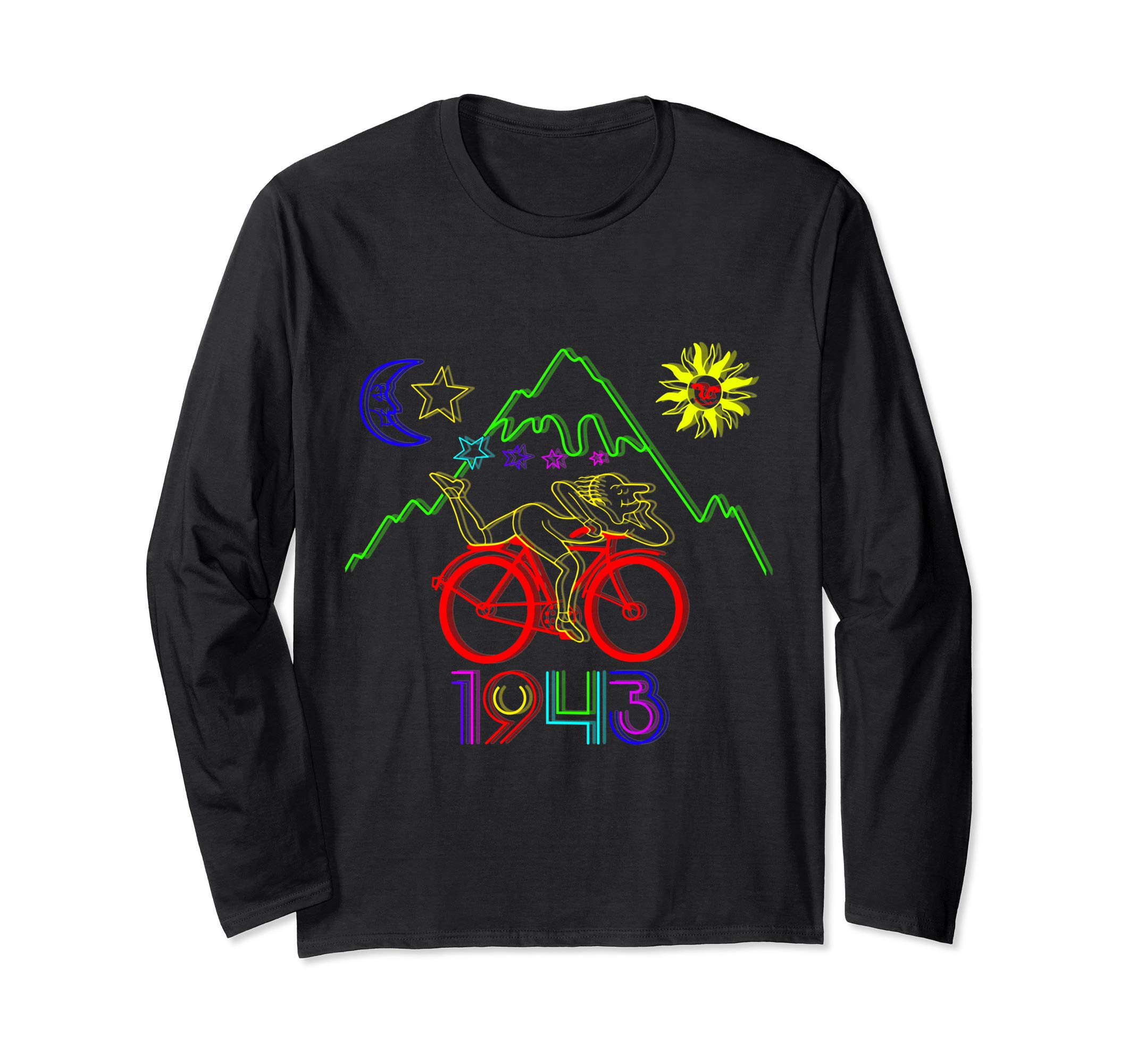 Bicycle Day 1943 LSD Creator Acid Trip Long Sleeve T Shirt