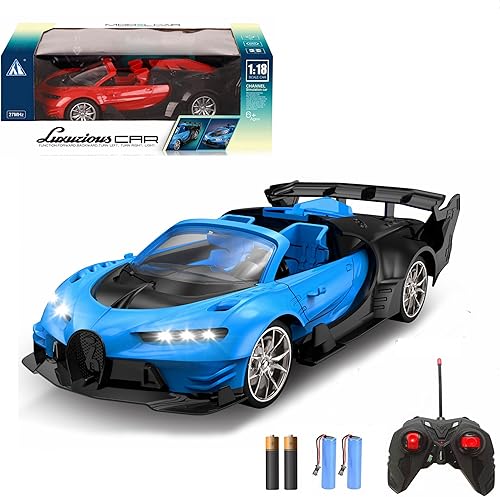 RC Sports Roadster - 116 Auto eléctrico deportivo a control remoto, modelo RC juguete para niños de 4 a 12 años