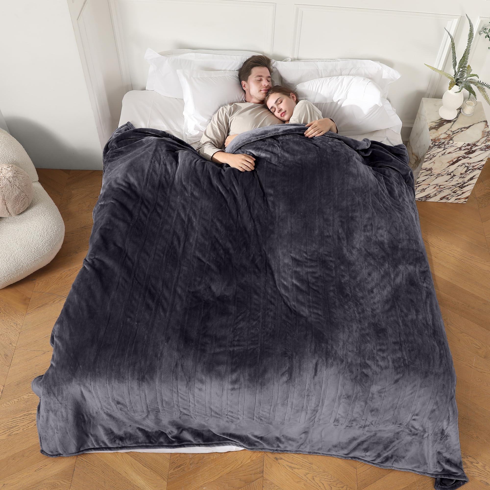 Electric Blanket King Size Super Soft Cozy Upgraded Flannel Heated