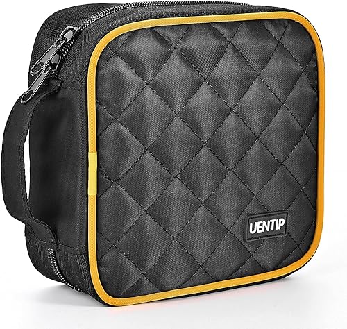 UENTIP Funda de nailon para CDDVD para coche, cartera de CD, bolsa de almacenamiento de CD con cremallera portátil para viajes en el hogar (48