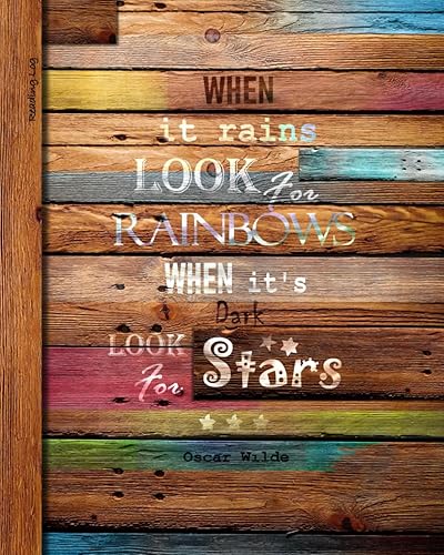 Reading Log: Gifts for Book Lovers (A reading journal with 100 spacious record pages &amp; more in a large softback with a PRINTED IMAGE of wood; from our Rustic Rainbow range)