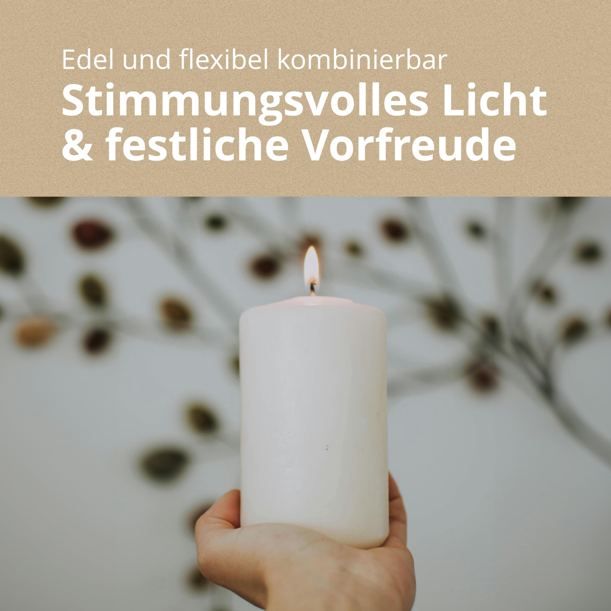 Candele E Lumini Bianchi Bolsius Cera Per La Decorazione Della Casa