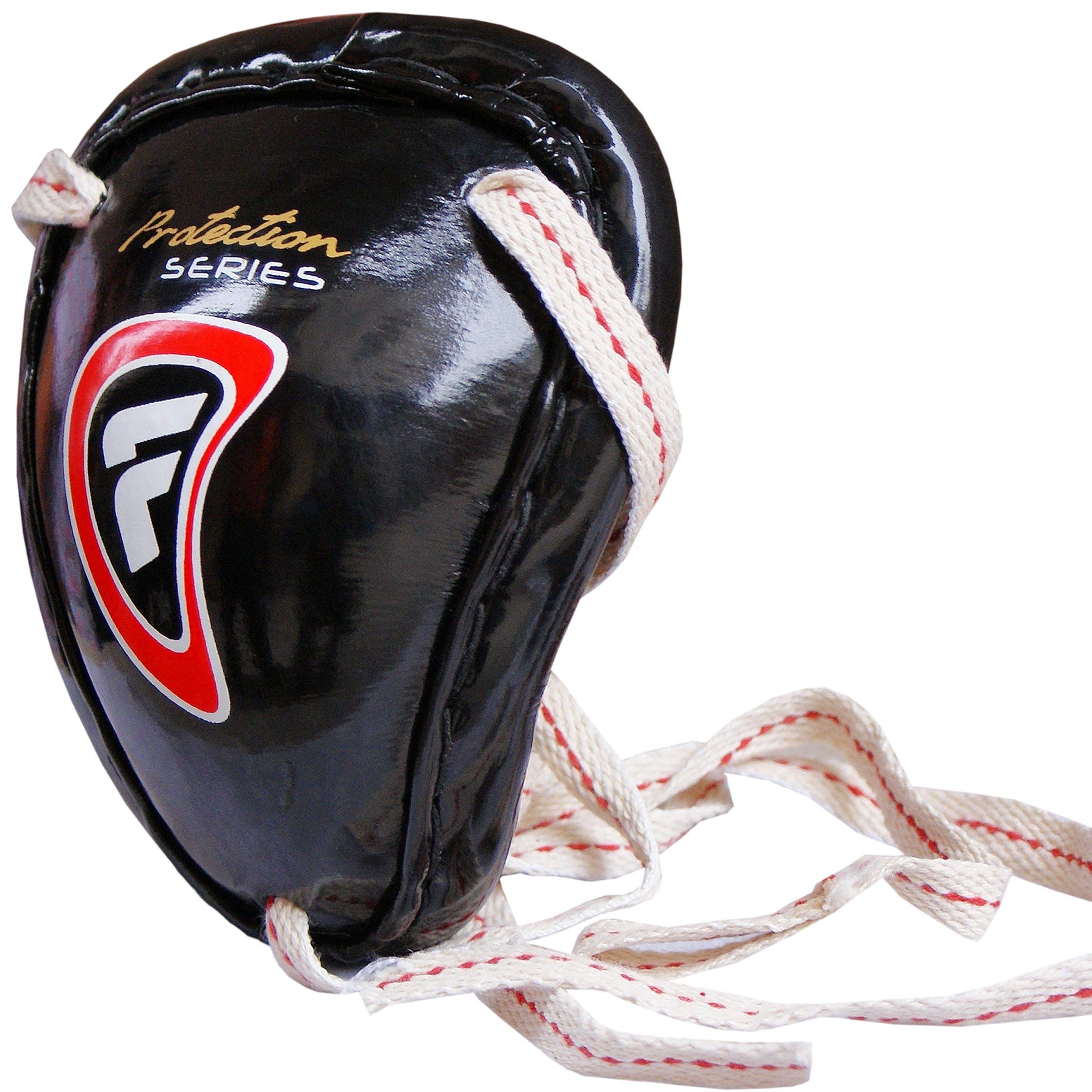 Farabi Sports Protector de Ingle de Metal para Artes Marciales Mixtas, Kickboxing, Color Negro