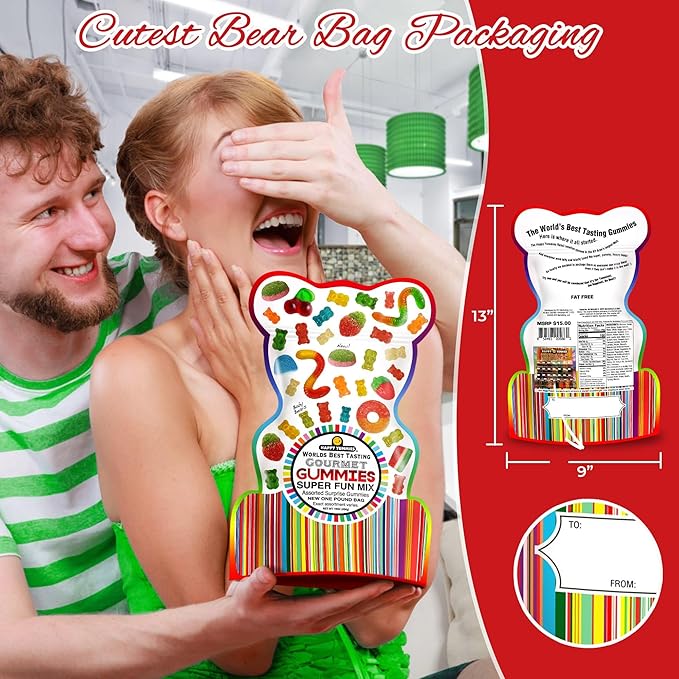 Happy Yummies Gomitas Gourmet Super Fun Mix 16 oz miniatura 2