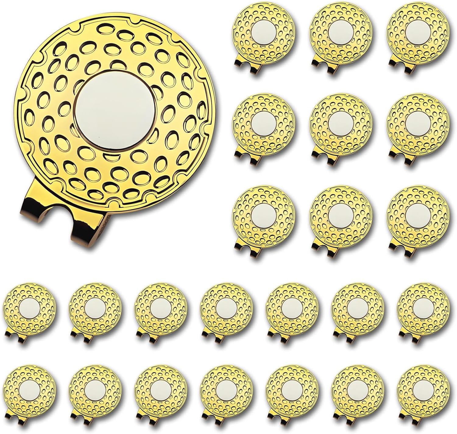 Magnetic Golf Hat Clips Ball Marker Holder for Golf Gloves Hats Bags Caps Visor Belt