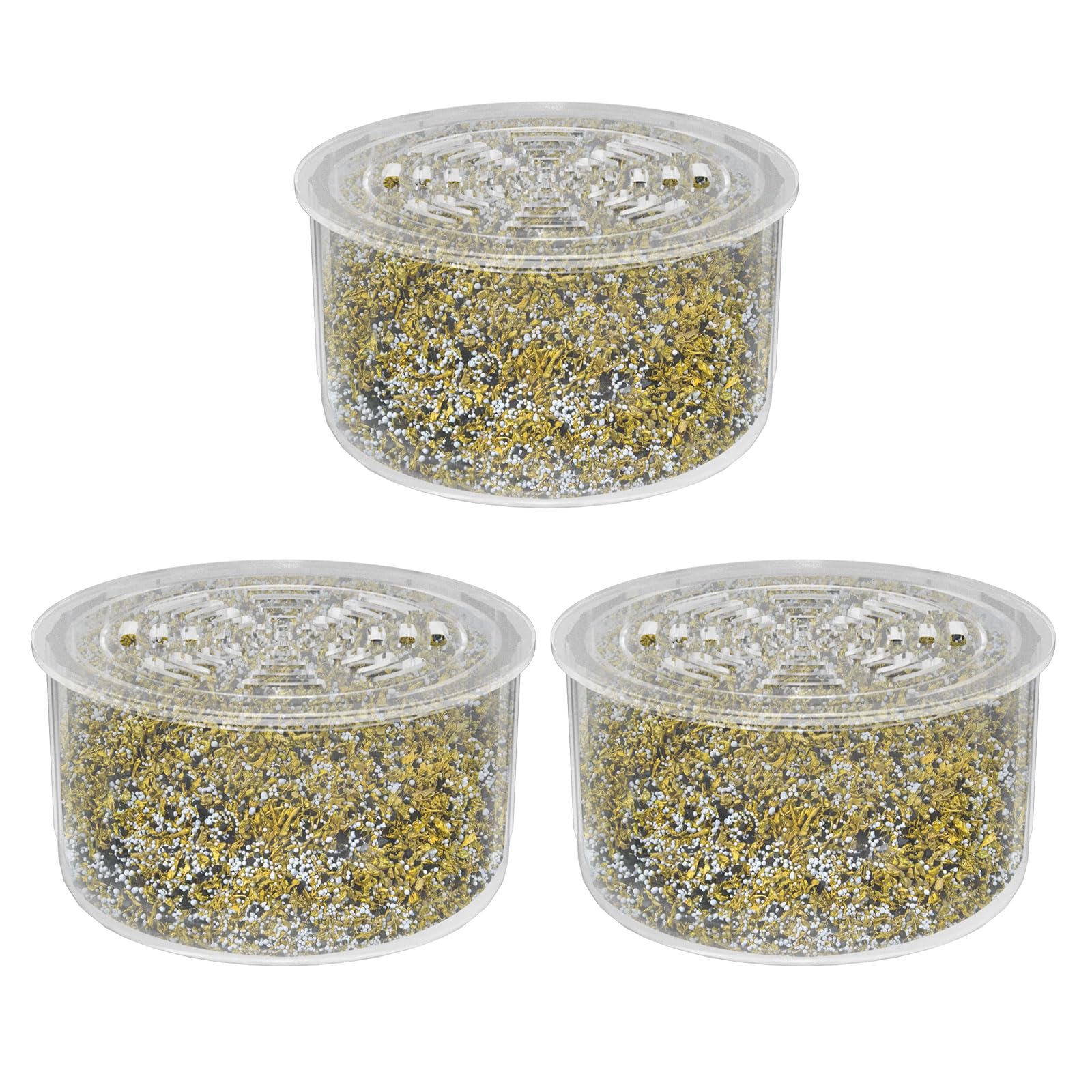 3 Pack Shower Head Filter Replacement Cartridge Compatible with All Canopy Handheld & Fixed Filtered Shower Head, Water Softener Filter for Hard Water