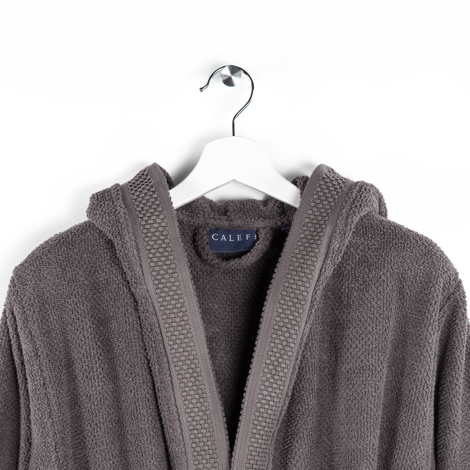 Caleffi 58808 Bathrobe Gim Terry 100% Cotton Yarn Dyed 450 g/m² M/L