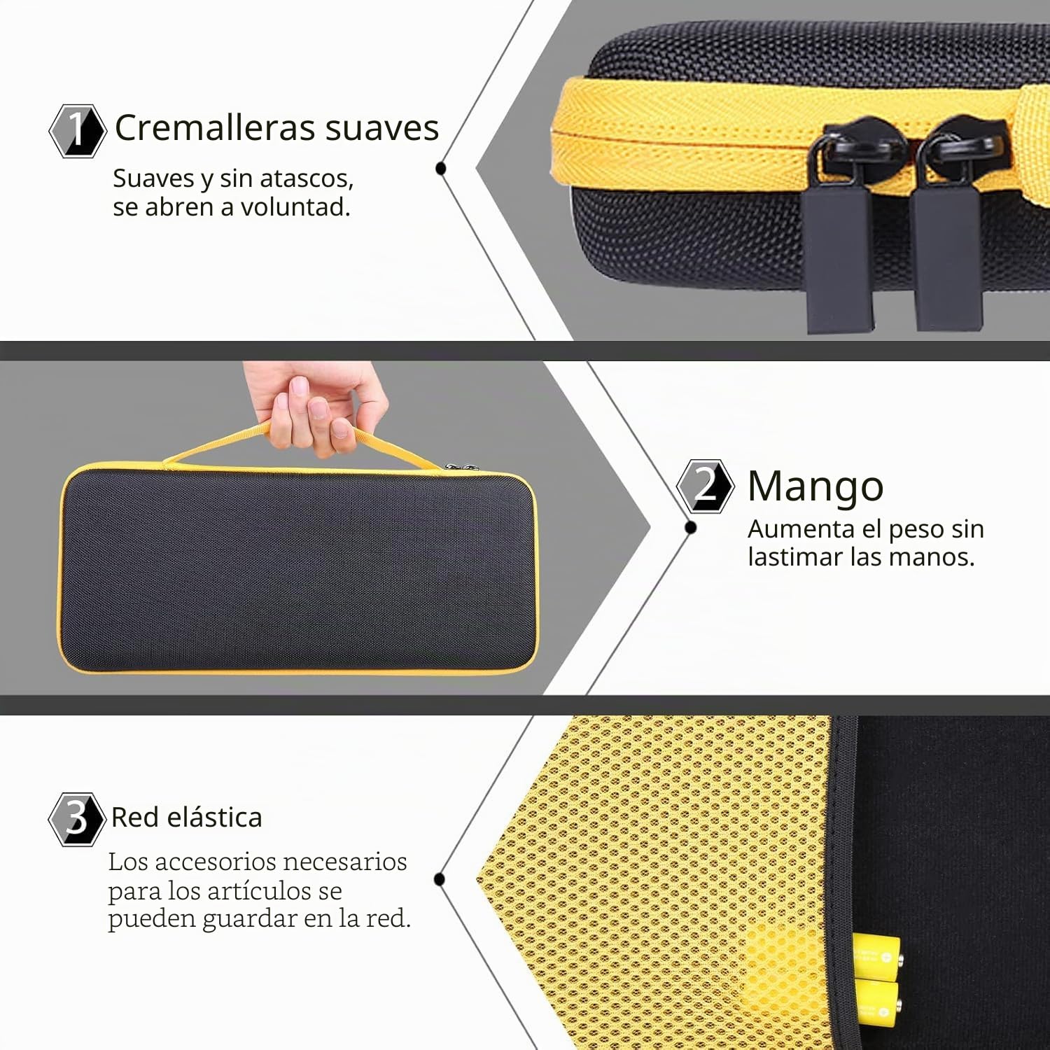co2CREA Funda rígida de almacenamiento para teclado inalámbrico Logitech K400 Plus de TV táctil (solo funda, excluyendo teclado)