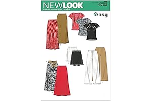 Simplicity U06762A New Look Easy to Sew Misses' Tops, Pants, and Skirts