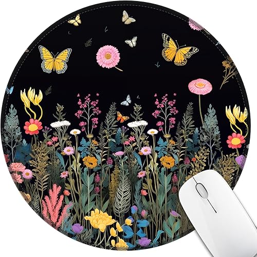 Miniatura 11 de Alfombrilla de ratón negra con gato para escritorio, alfombrilla pequeña y linda con noche estrellada, base de goma antideslizante, alfombrillas