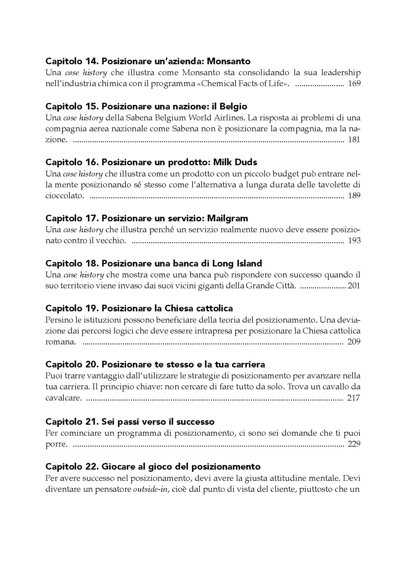 Il posizionamento. La battaglia per le vostre menti.: 1