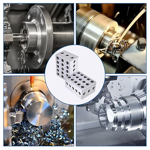 Miniatura 6 de WFLNHB 2-3-4 bloques emparejados par 23 agujeros 2 3 4 precisión Machinist Set Up Blocks .0003 HRC 55-62