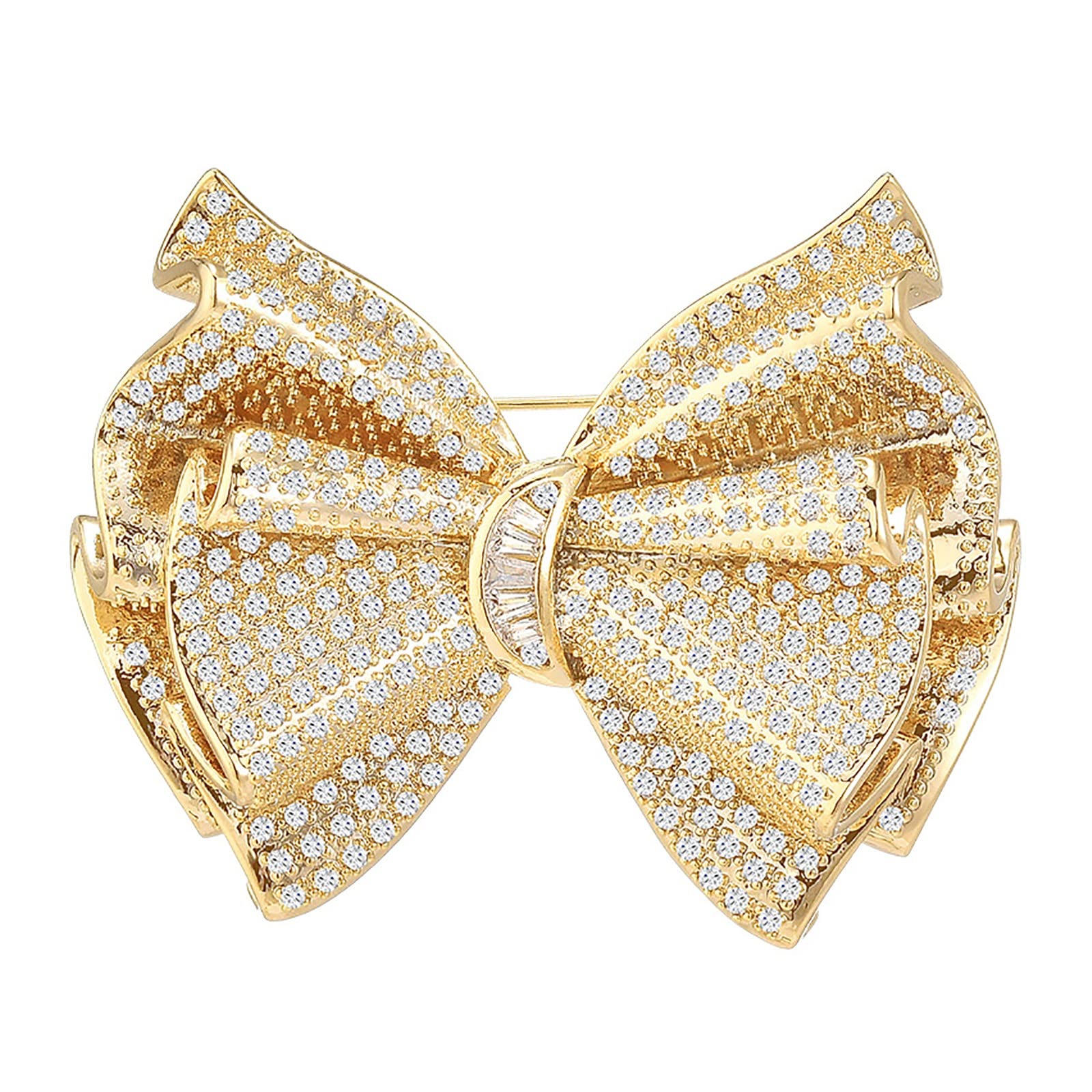 Elegante Schleife Brosche Damen Corsage Anzug Mantel Pin Damen Broschen