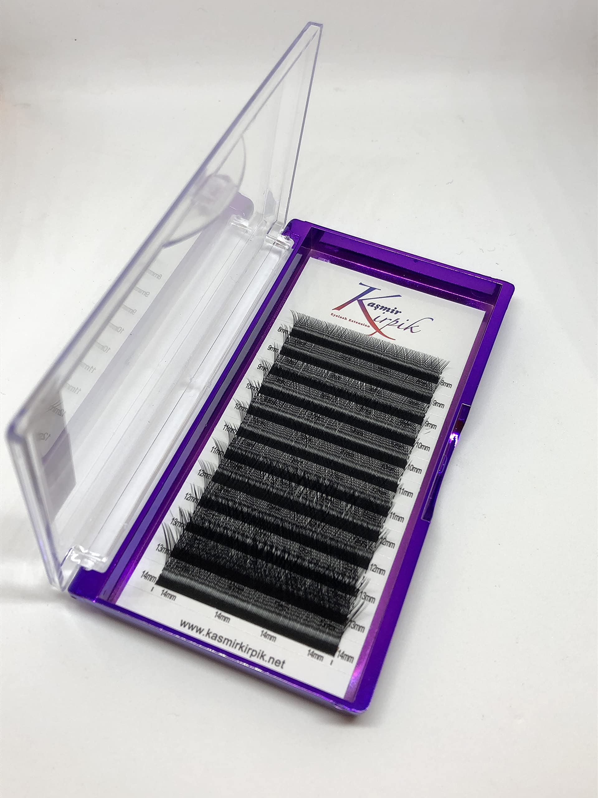 Kaşmir Kirpik Y D kıvrım 0.07 mm mix kutu