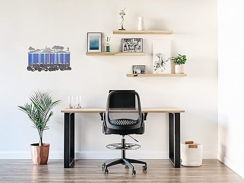 Vista 38 de Allied Medal Hangers - Trailscape - Corredor masculino o femenino - Múltiples opciones de tamaño disponibles - Soporte para premios deportivos