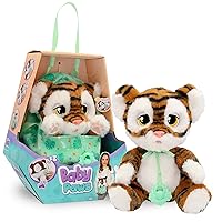 Baby Paws Tigre Peluche INTERATTIVO Tigre con Suoni Che Apre e chiude Gli Occhi e