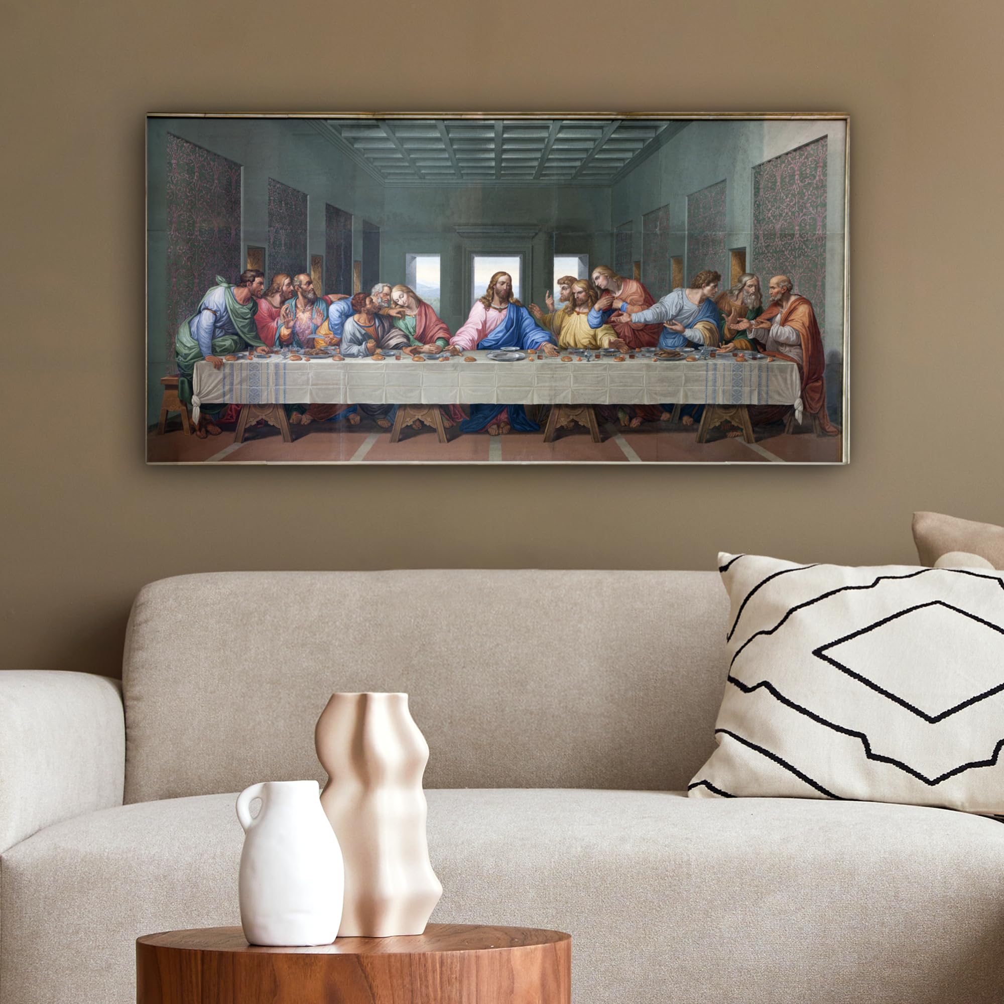 MuchoWow© Leinwand Bilder, Einzigartige Wanddeko mit Rahmen, Das letzte