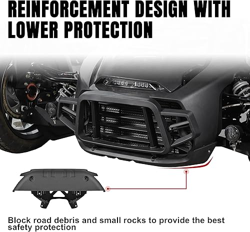 Miniatura 4 de Kit protector de parachoques delantero para Can-Am Ryker 900 600 Sport & Rally Edition todos los modelos accesorios (reemplaza OEM #219401108)