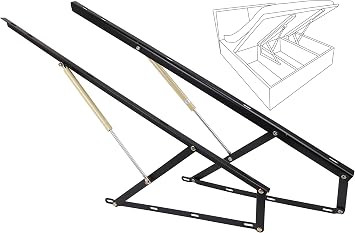 4FT Hydraulic Bed Lift Mechanisms for Sofa Bed Box Storage Space Saving DIY Project Hardware