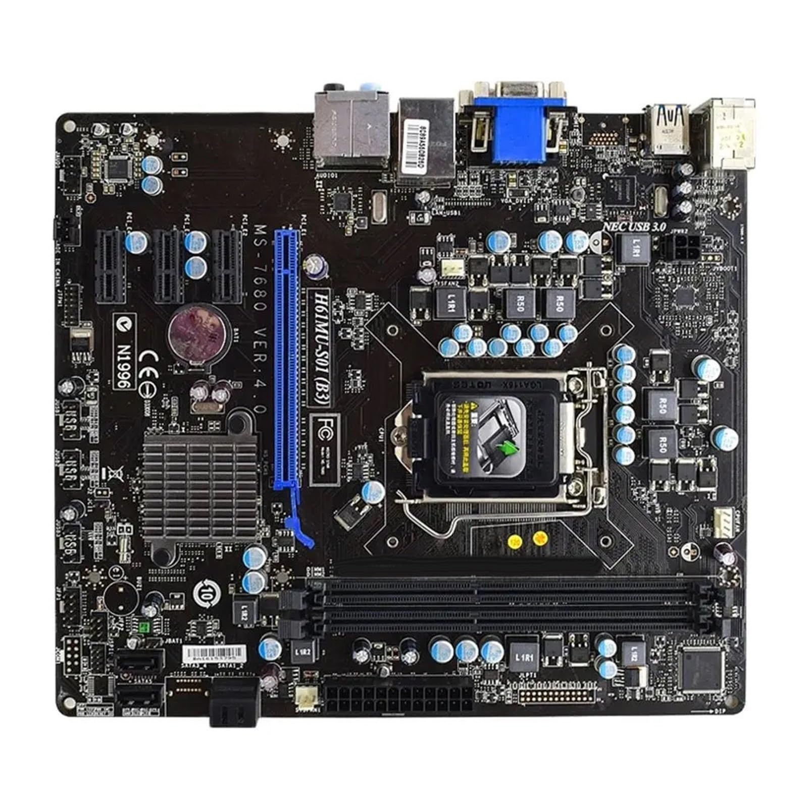 Carte mère Fit for MSI H61MU-S01 B3