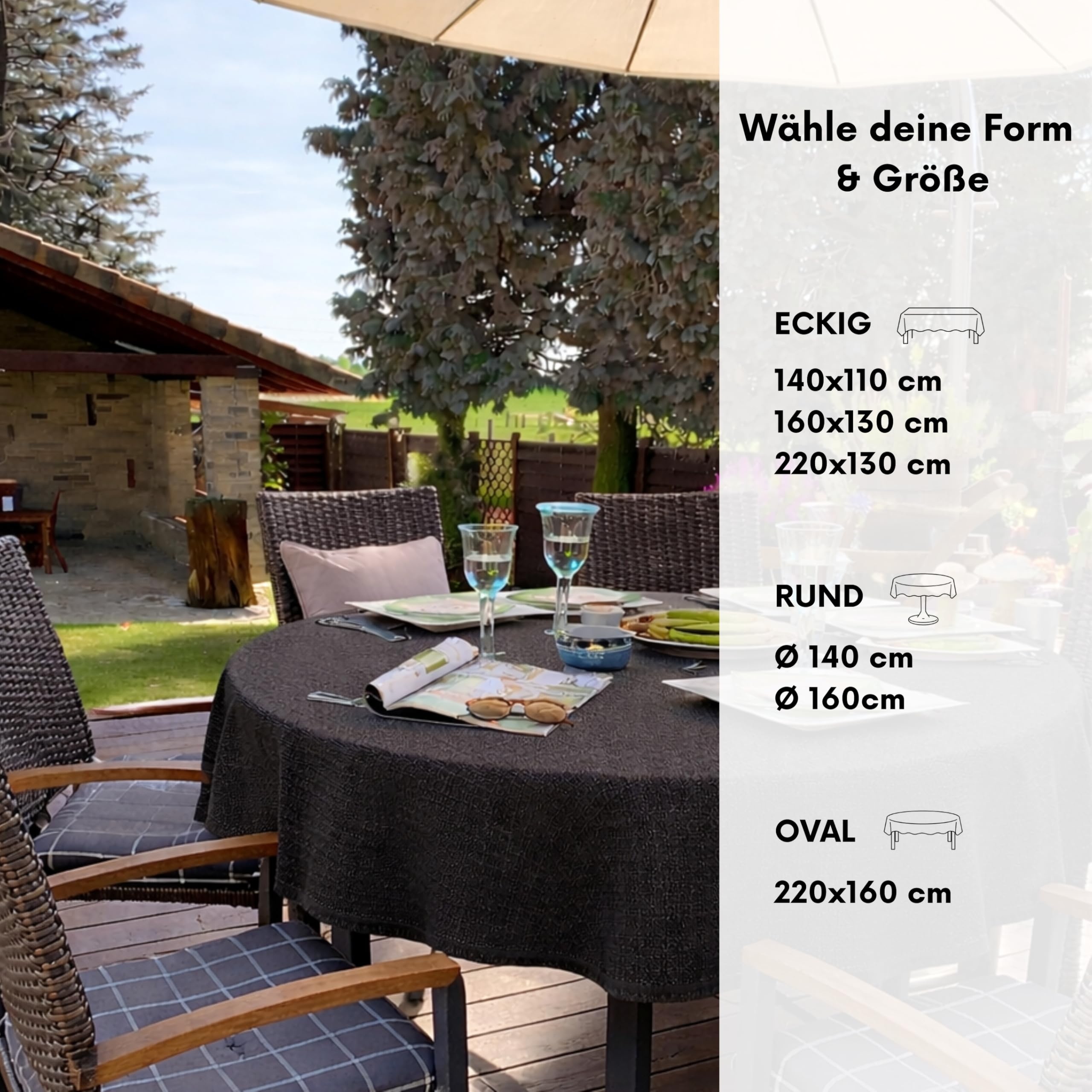 Brandsseller Tuintafelkleed 130x160 cm – Rechthoekig tafelzeil met franjes – Outdoor tafelkleed voor tuin, terras & balkon – Weerbestendig, antislip, zacht schuim – Rood Brandsseller Tuintafelkleed 130x160 cm – Rechthoekig tafelzeil met franjes – Outdoor tafelkleed voor tuin, terras & balkon – Weerbestendig, antislip, zacht schuim – Rood
