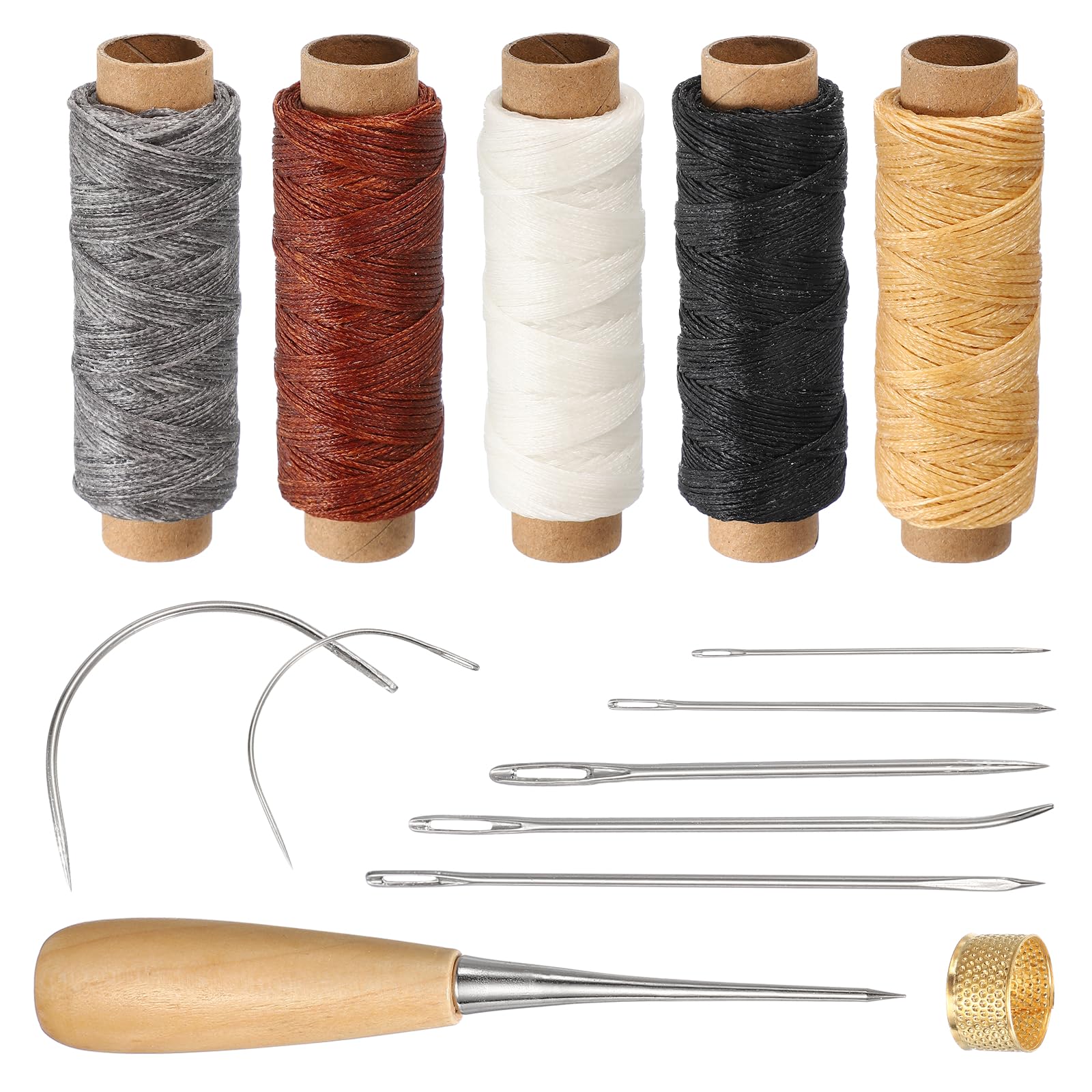 Kit fil à coudre ciré pour perlage et tressage de bijoux faits main