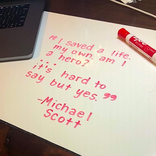 Miniatura 5 de Think Board Adhesivo de pizarra blanca de alta calidad, calcomanía de pared de borrado en seco de 2 x 4 pies, pizarra blanca extraíble para oficina,