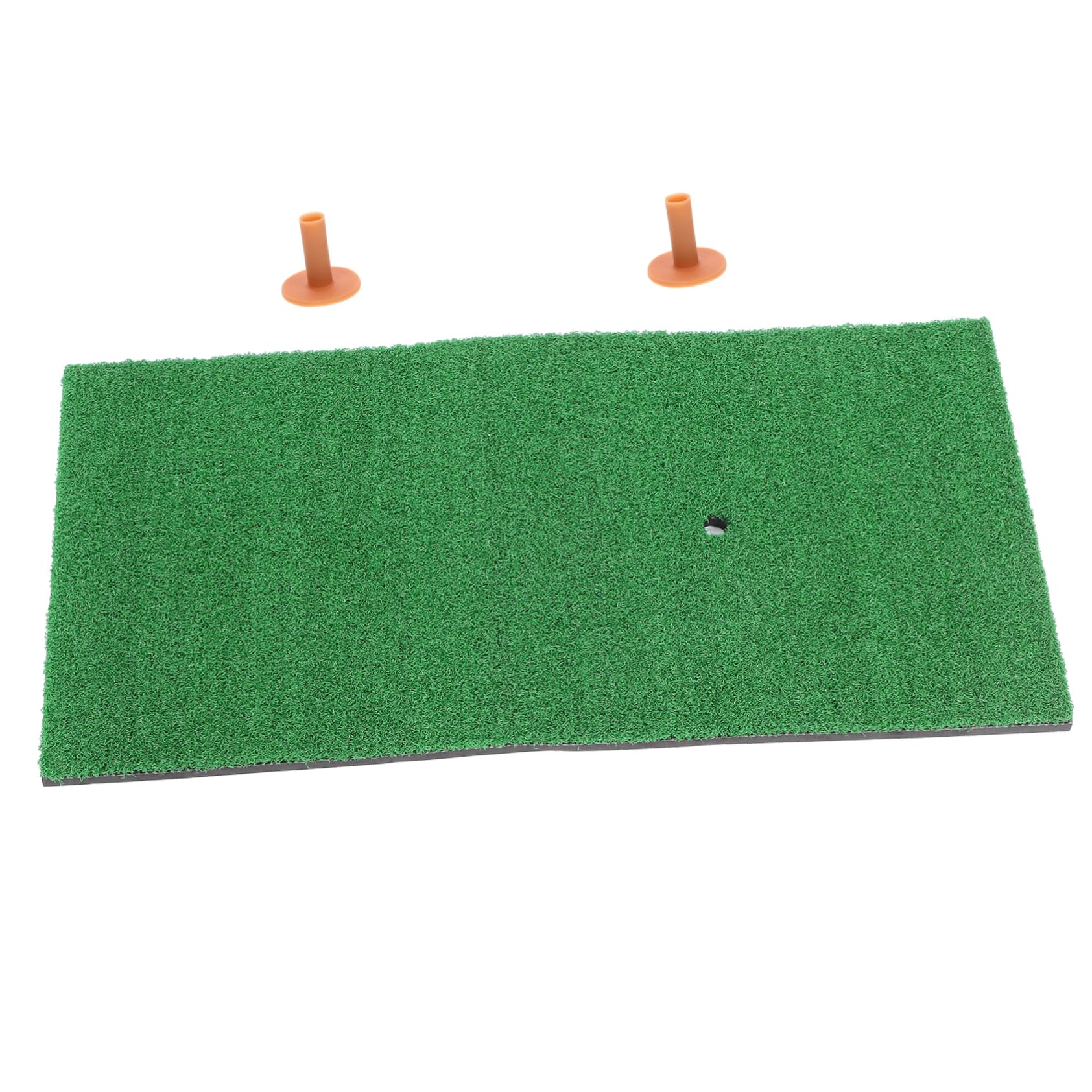 KICHOUSE 1Set Portable Golf Hitting Mat Practice Mat with Golf Tees for Training Realistic Turf for Drive Shots Game Practice
