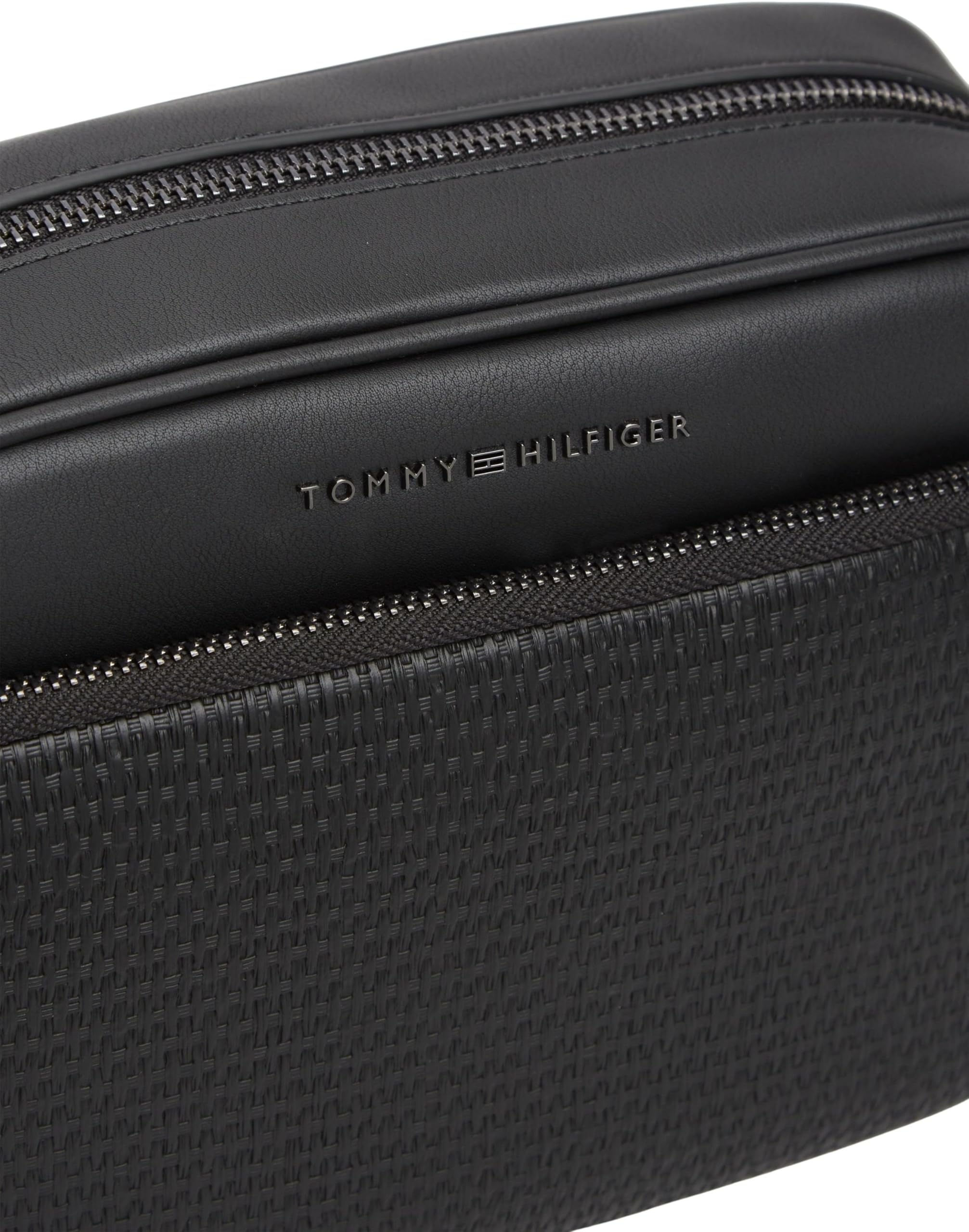 Tommy Hilfiger Th Woven Ew AM0AM14096 Sac pour appareil photo Noir Taille unique