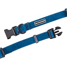 Wilderdog Waterproof Dog Collar - Repels Water & Dirt - Large 17"-24" - Pacific Blue