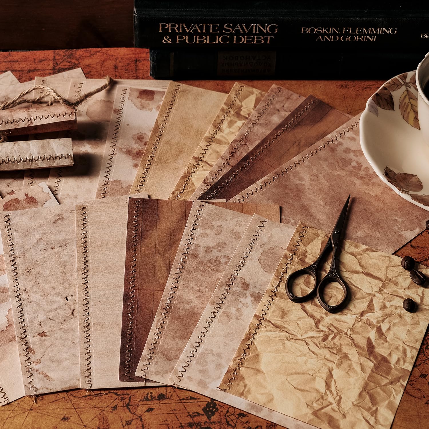 Amazon.co.jp: Alideco 60枚入 コラージュ 素材 ペーパー 素材紙 り