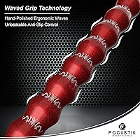 Vista 3 de Taco de billar, 58" de 2 piezas, palo de billar de arce canadiense con empuñadura ergonómica y punta de 13 mm, palo de billar profesional en 6 Rojo