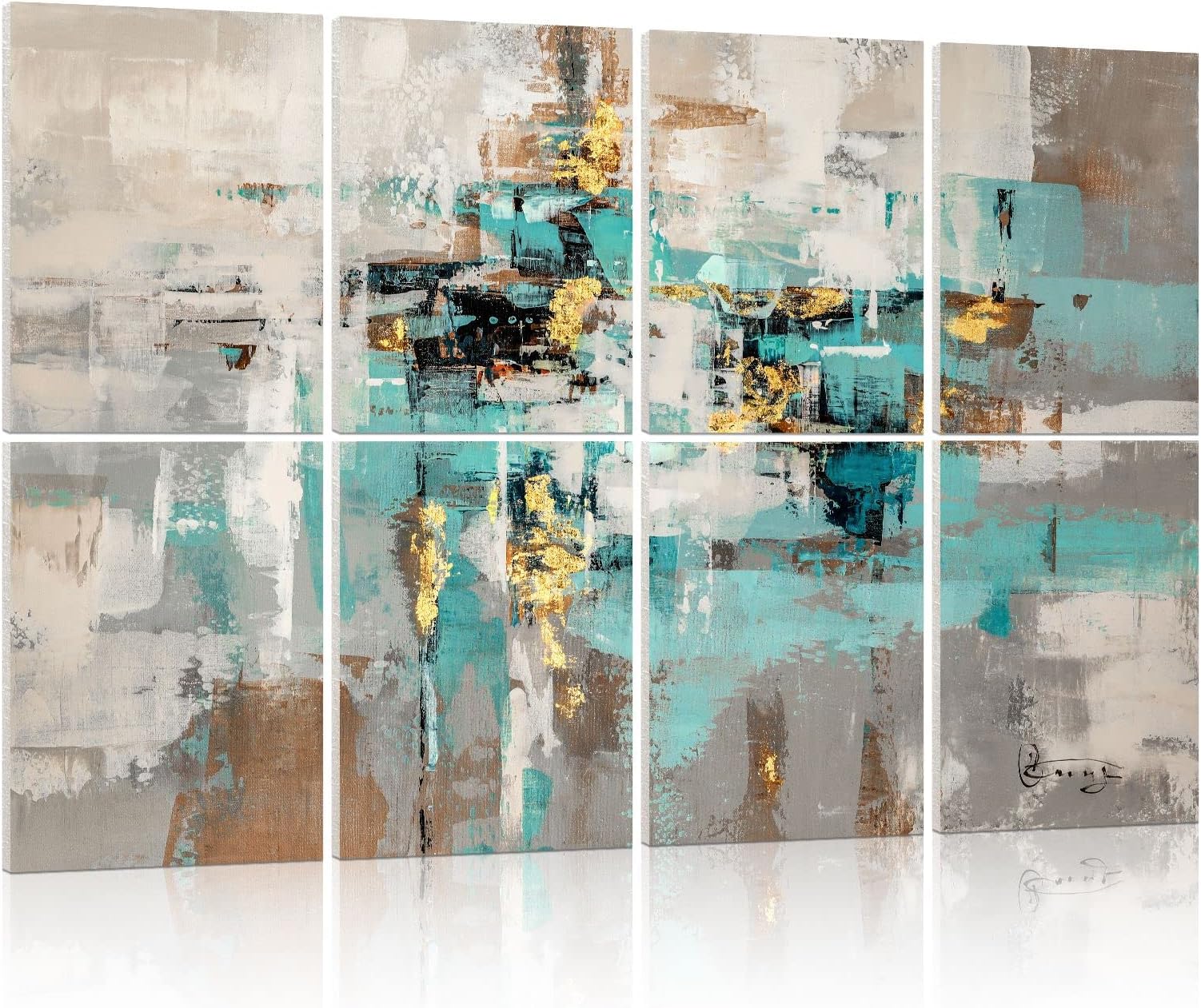 HLJ ART Abstract hanging mural sound-absorbing version