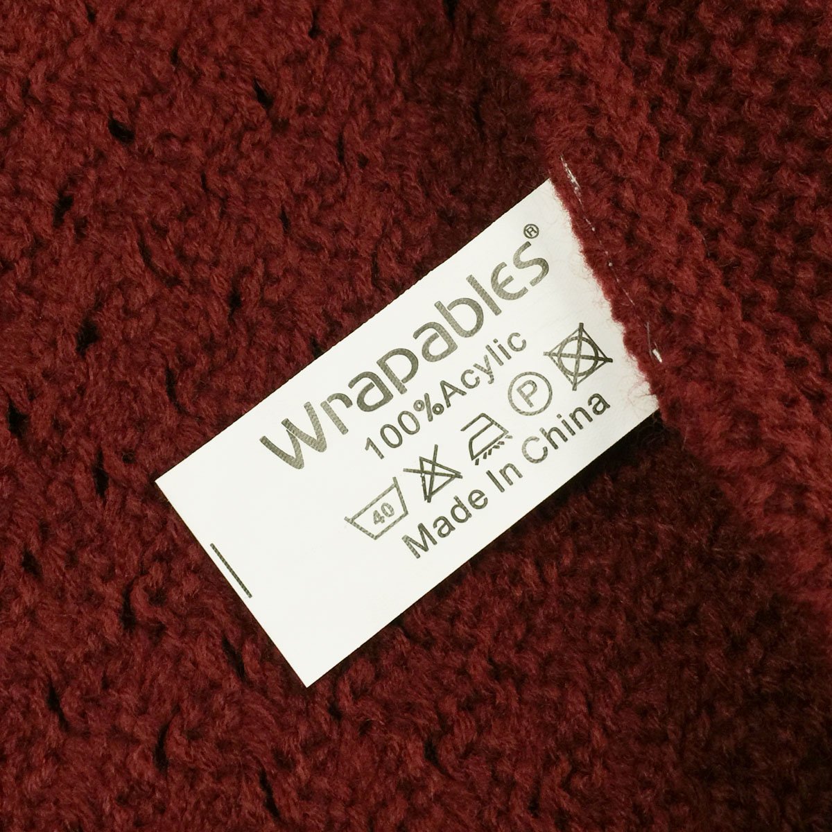 Wrapables Trendy Winter Warm Knit Infinity Scarf, Smoky Grey