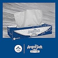 Vista 3 de Georgia-Pacific Angel Soft Ultra Professional Series - Pañuelos faciales premium de 2 capas (4836014), 126 hojas por caja, 10 cajas planas de tisú