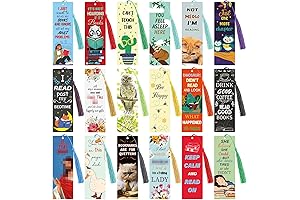 36 Sets Funny Bookmarks with Tassel