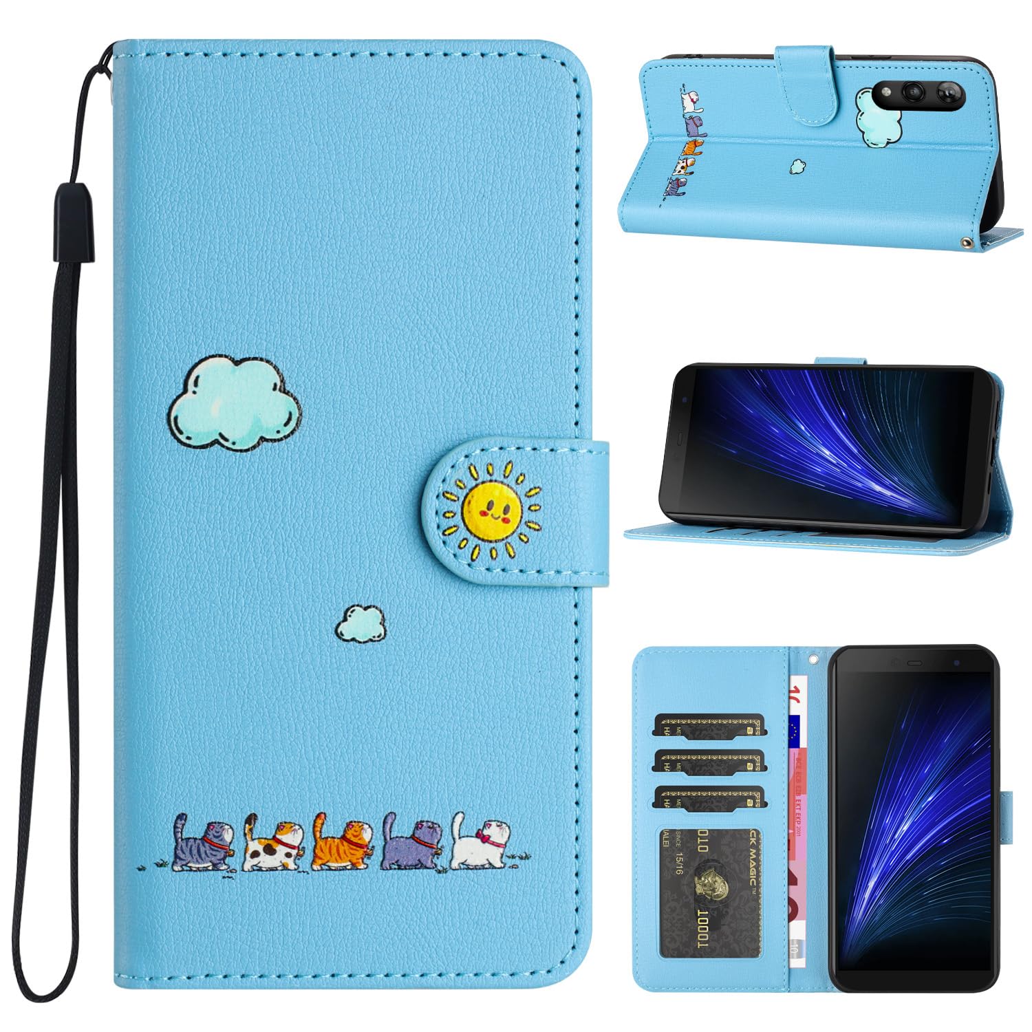 Amazon.co.jp: CASAFUNY Rakuten Hand/Rakuten Hand 5G ケース 手帳型