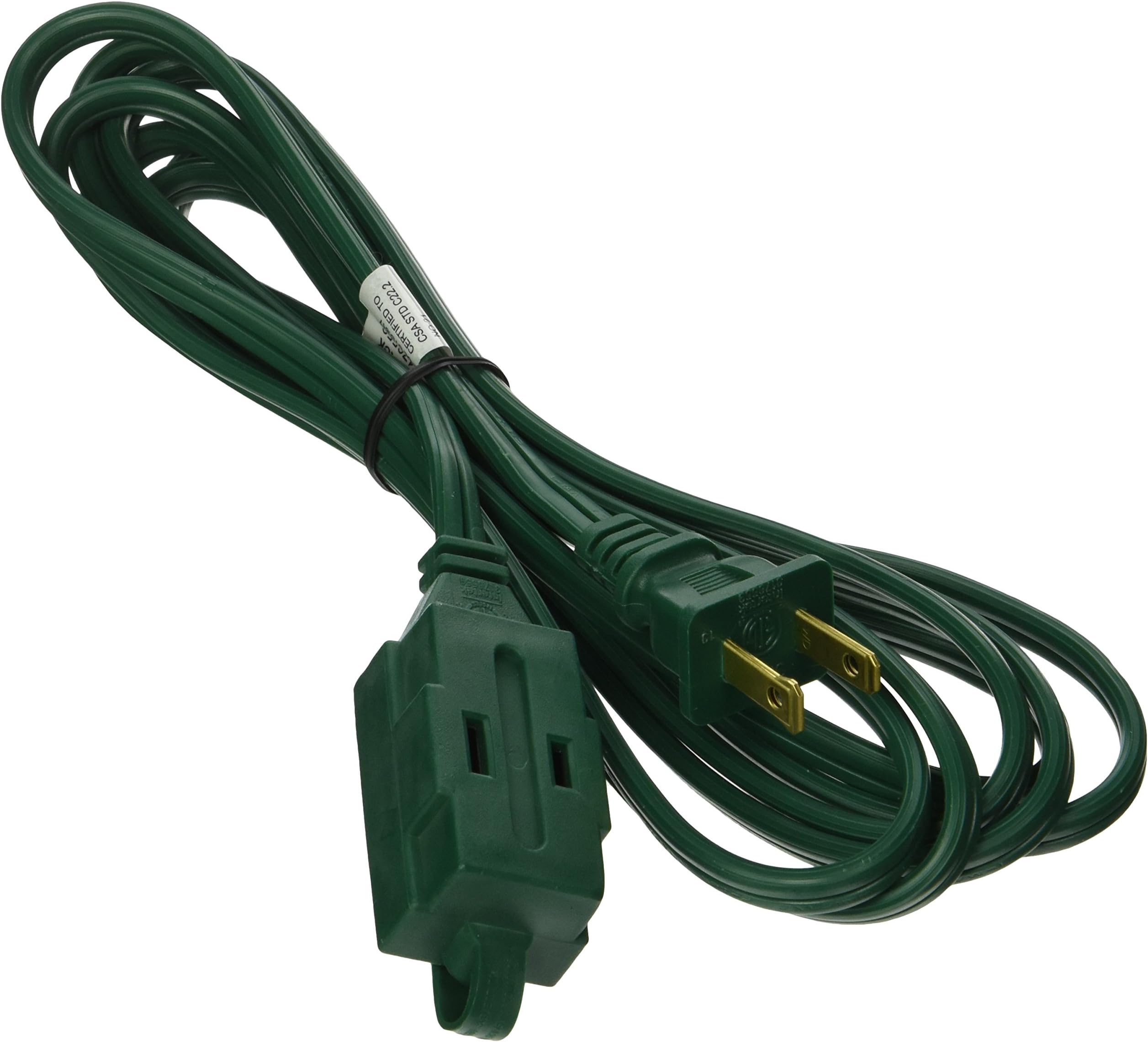 POWER ZONE OR780609 Powerzone SPT2 Extension Cord, 16/2, 9 Ft, 9Feet