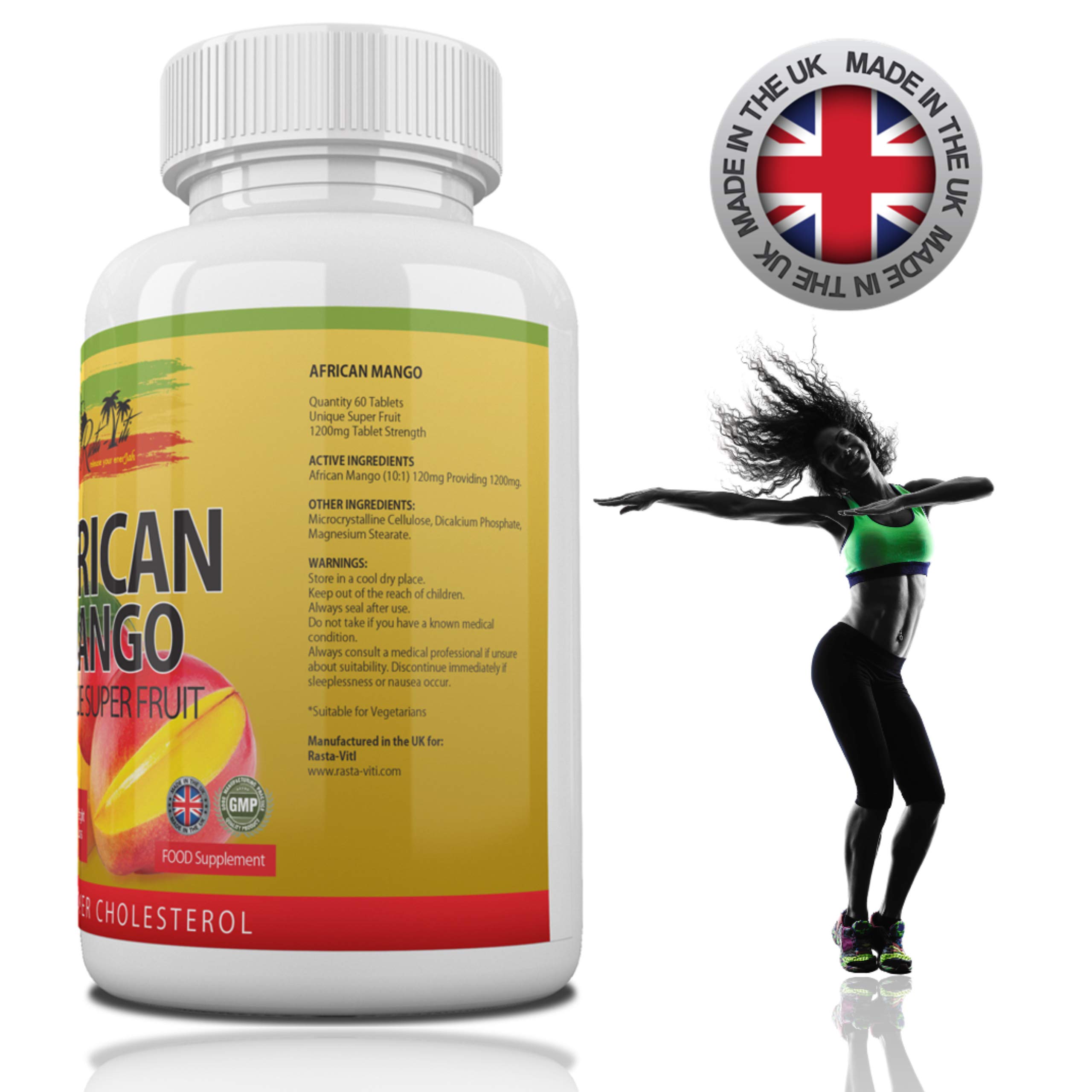 African Mango High Dietary Fibre Tablets Vegan & Vegetarian Friendly
