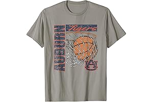 Auburn Tigers Vintage Basketball 90's - Officially Licensed T-Shirt