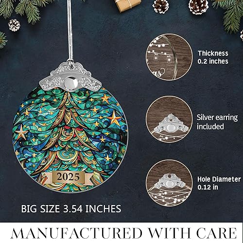 Miniatura 9 de Adorno de Navidad 2025, decoración navideña cristiana, adornos para árbol, adornos de árbol, arte colgante acrílico, adorno de Navidad 2025, adornos