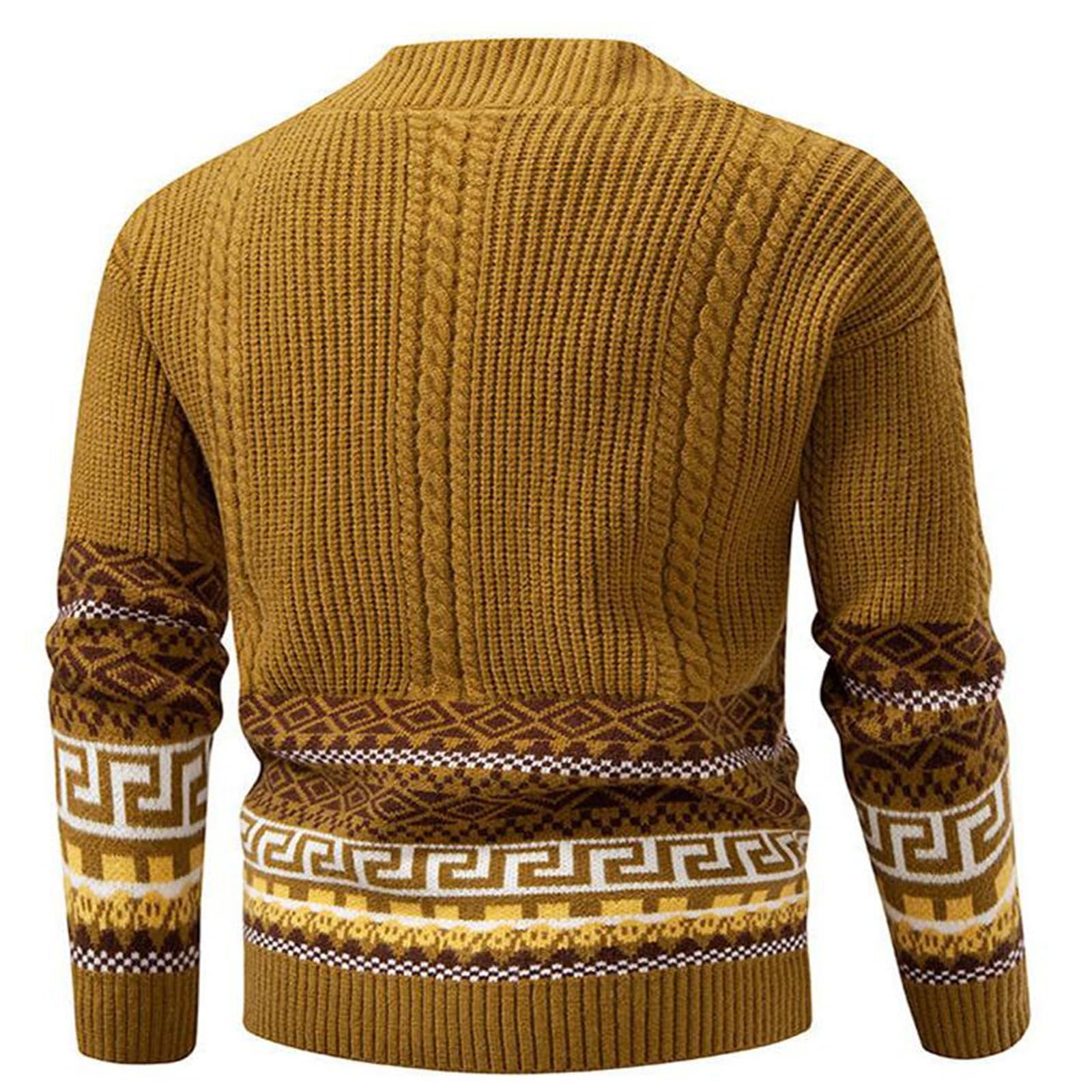 Cárdigan De Invierno para Hombre, Botones para Chaqueta Hombre Cuello con Solapa Manga Larga Cárdigan De Punto Cierre De Botones Chaqueta Invierno Holgado Casual para La Moda Diaria Y Comodidad