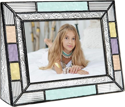 4x6 Picture Frames Colorful Horizontal Photo Table Top Blue Peach Purple Turquoise Home Decor Family Christmas Gift J Devlin Pic 372-46H