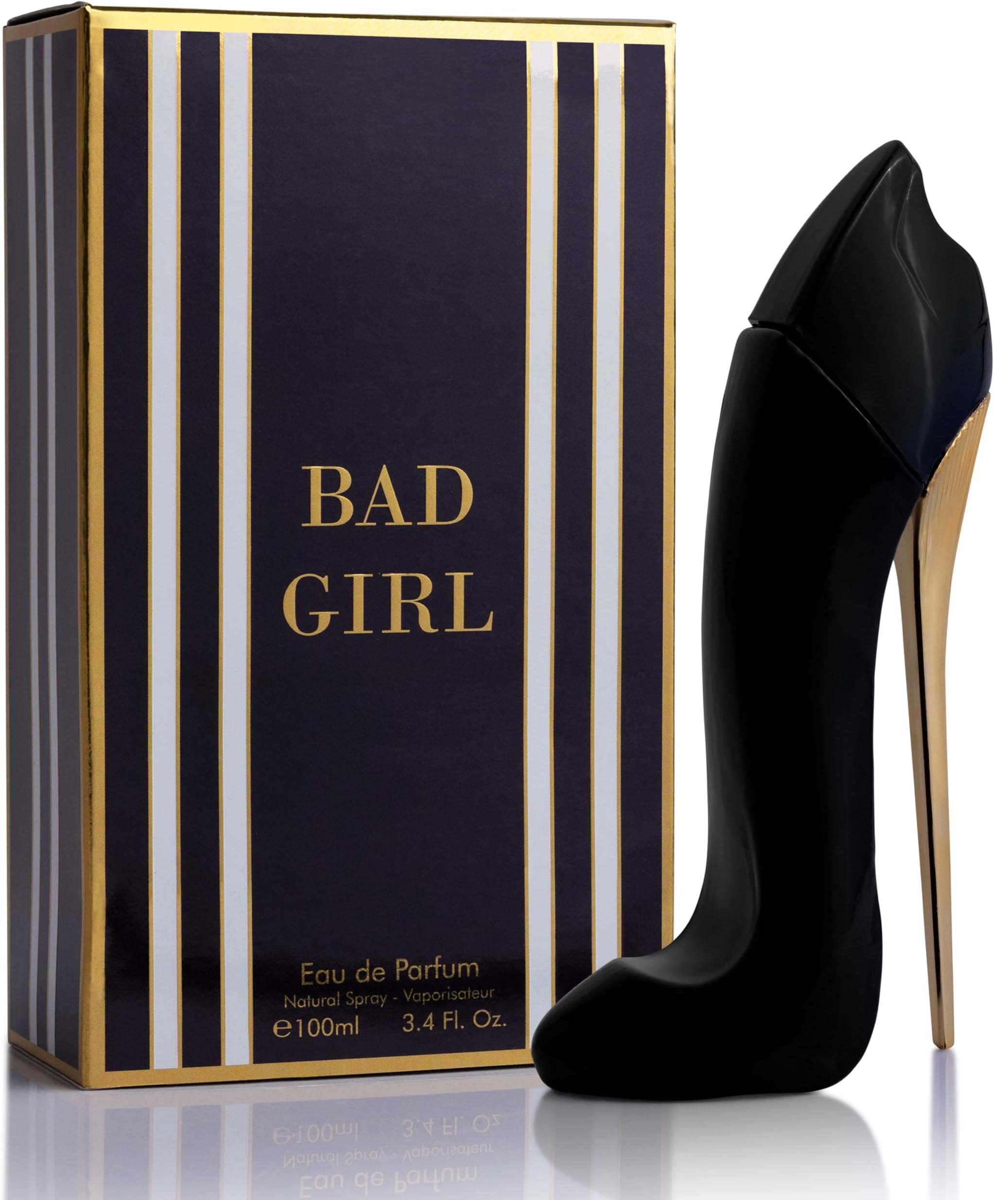 Bad Girl Eau De Parfum for Women - Top Notes of Bergamot & Lemon Blend with Almond & Coffee - Middle Notes of Vanilla, Cinnamon & Cacao - Perfume Suitable For Day & Night - Elegant 100ml Bottle