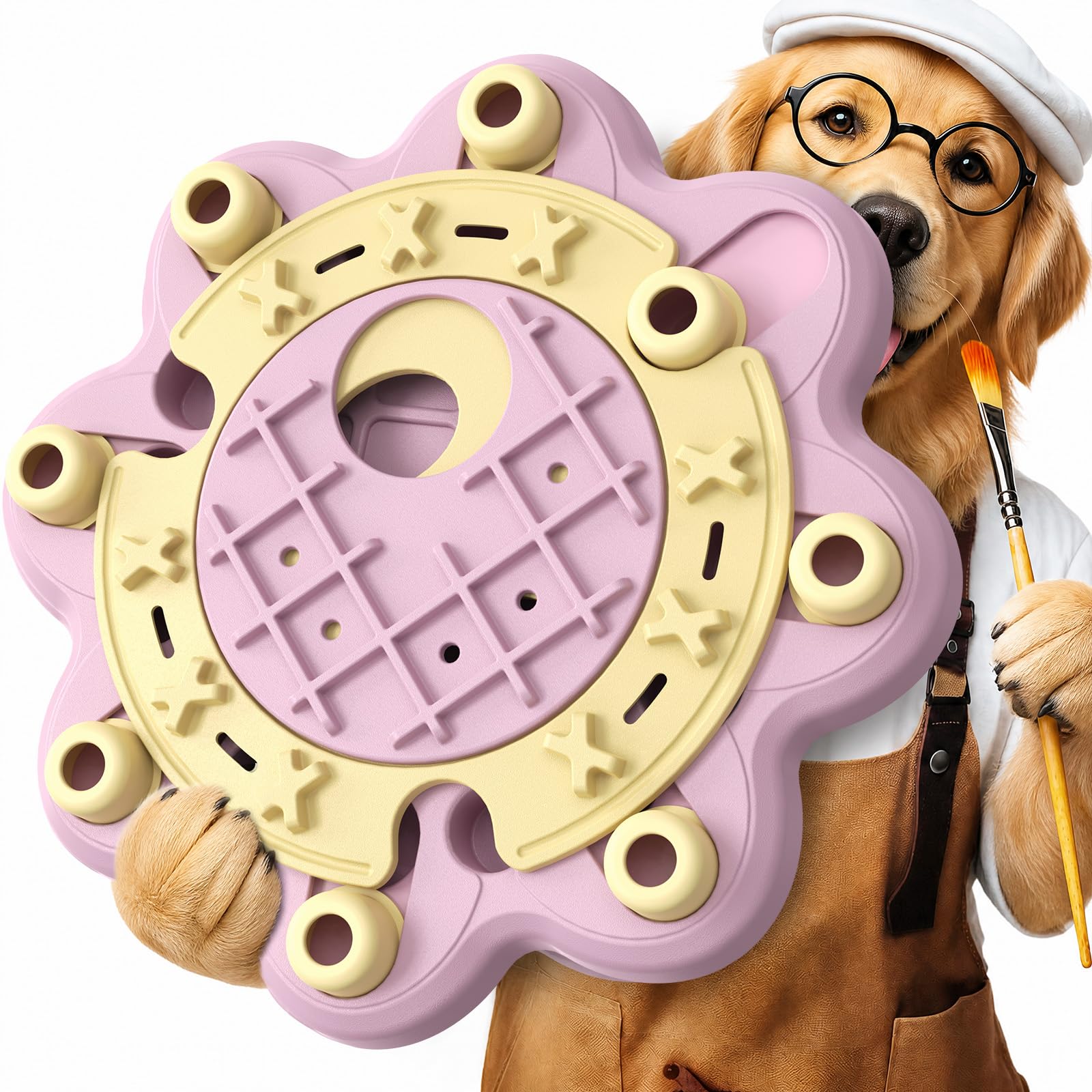 Pet Supplies : KADTC L Size 3 Levels, Dog Puzzle Toy, Slow Feeder