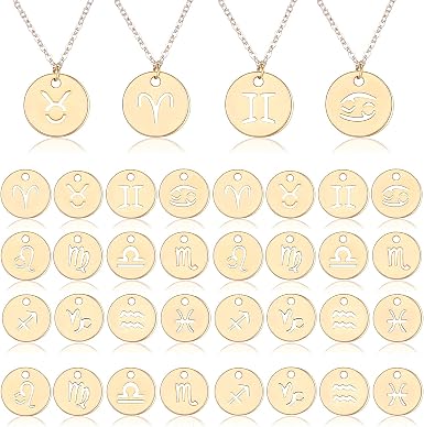 Yinkin 36 Pieces Twelve Zodiac Sign 